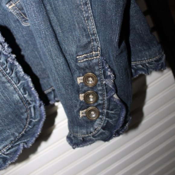 Coldwater Creek Dark Blue Jean Jacket - Picture 10 of 15